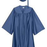 School graduation gown robe